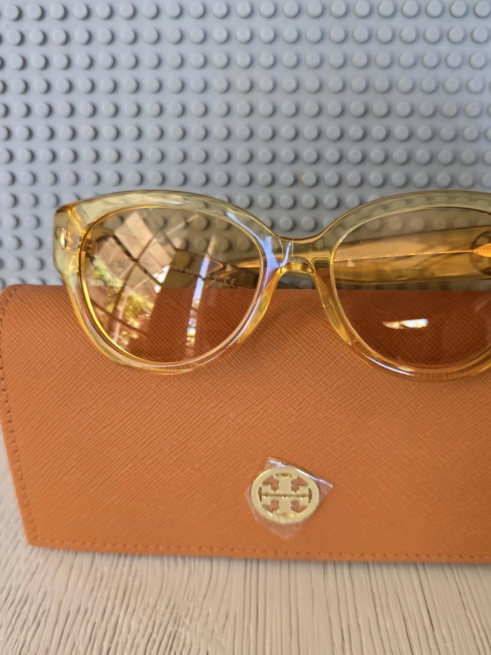 Tory Burch Honey Amber Cat-Eye Sunglasses